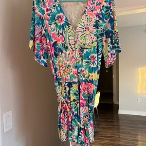 Lilly Pulitzer Colorful Floral Jumpsuit